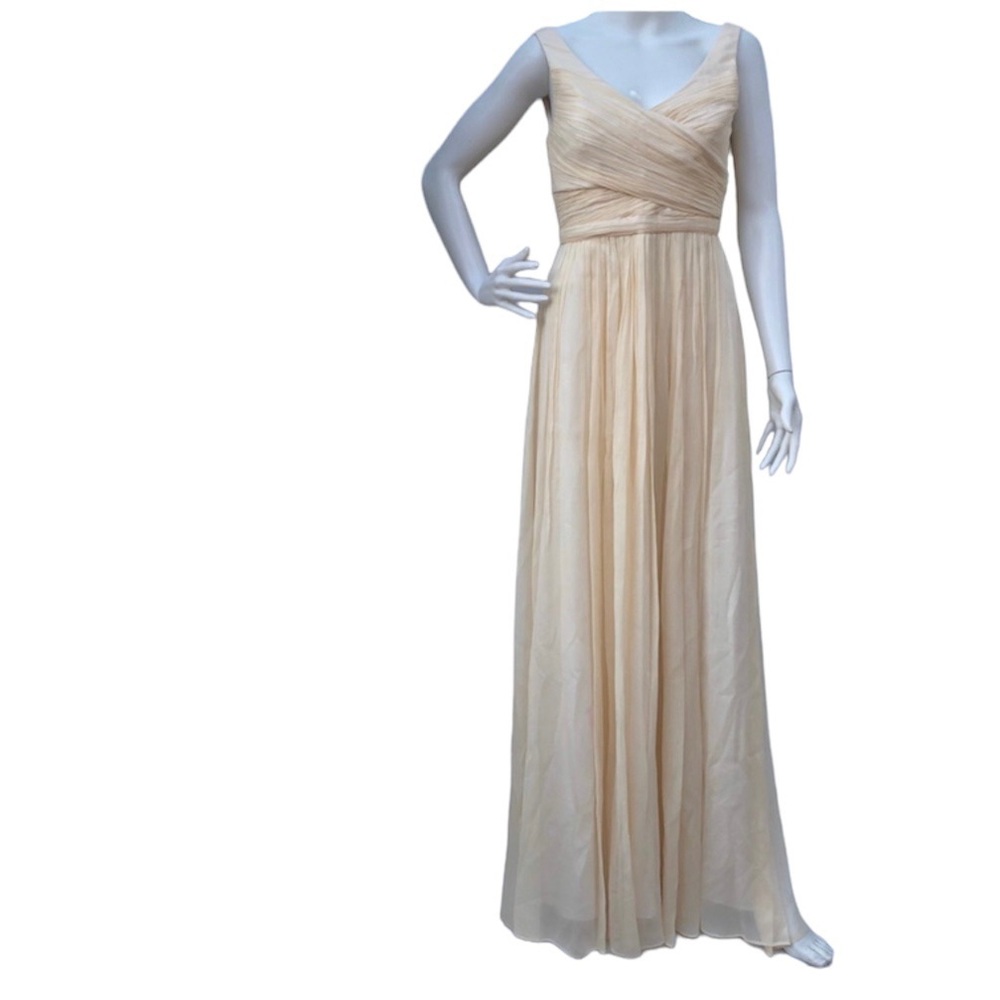 NWT J. CREW Weddings & Parties Heidi Beige Gown Size 0